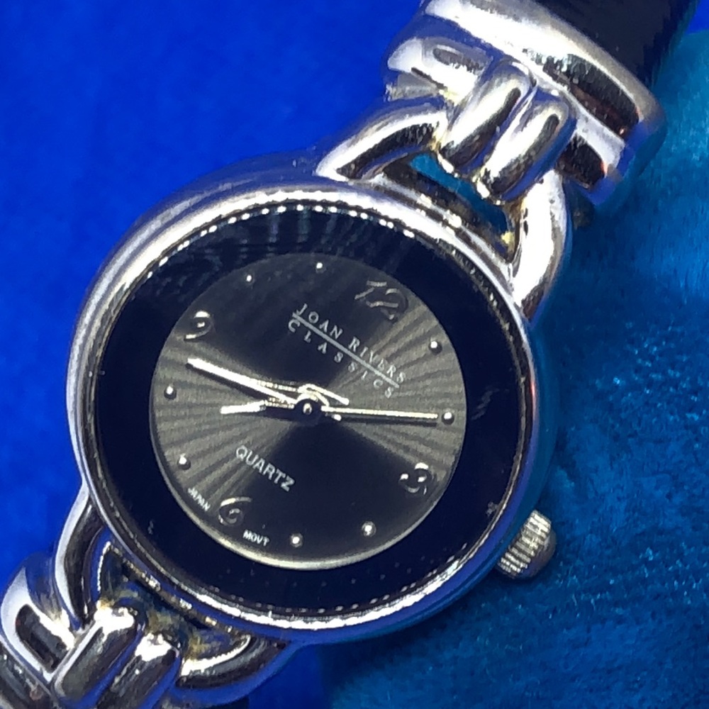 Black & Silver Joan Rivers Watch - Picture 7 of 8